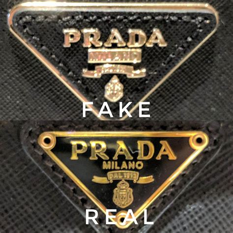 prada logo real vs fake|authentic prada logo.